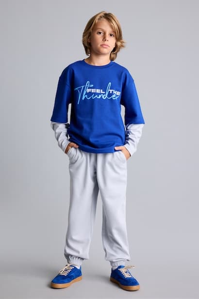 Boy T-Shirt Sweatpants 2 Piece Set