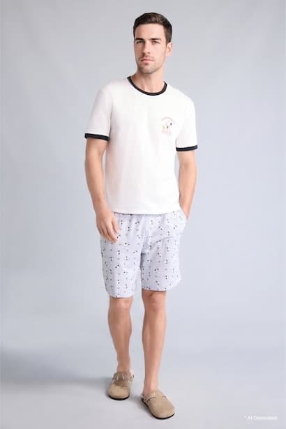 2 piece New Regular Fit Snoopy Licensed Set