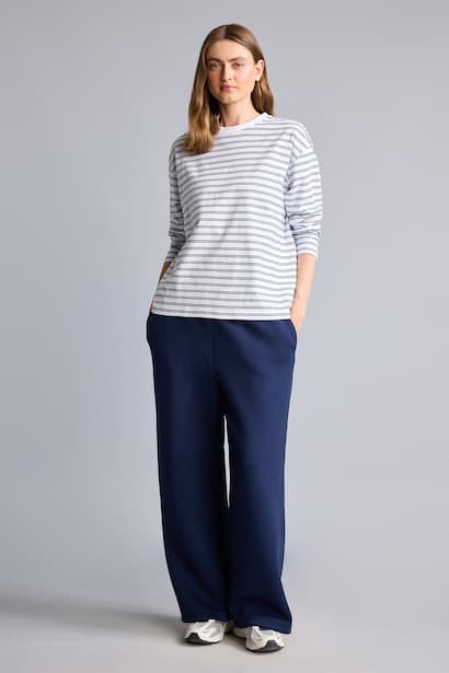 Relax Fit Basic Scuba Fabric Sweatpants