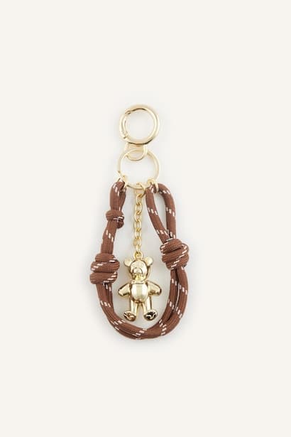 Woman Teddy Bear Keychain (3)