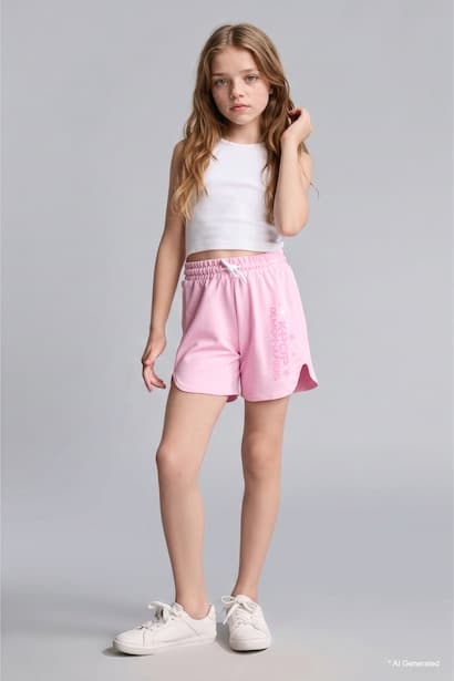 Girl K-POP DEMON HUNTERS Pink Shorts