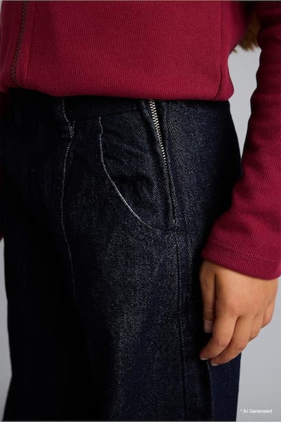 Girl Wide Leg Jeans (٤)