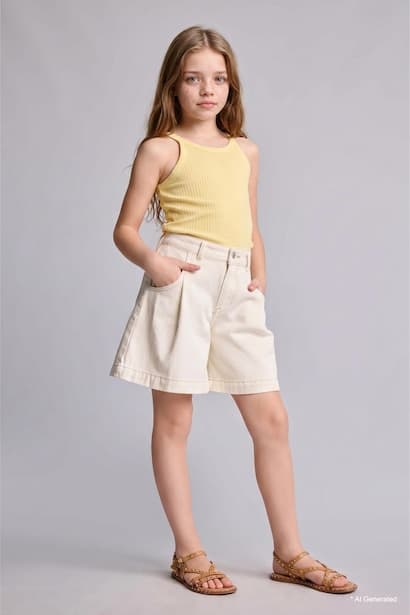 Girl Denim Shorts