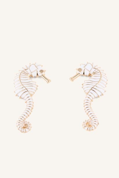 Woman Seahorse Earrings Jewellery (٤)