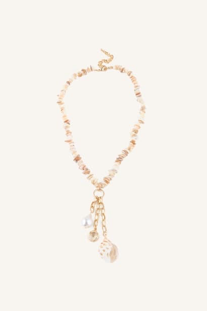Woman Sea Themed Beaded Necklace Jewellery (٣)