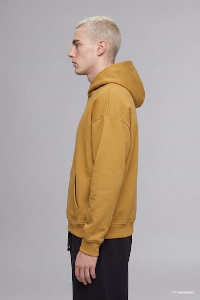 Oversize Heavy Fabric Hoodie (3)