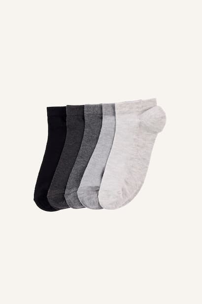 Man 5-Pack Cotton Short Socks