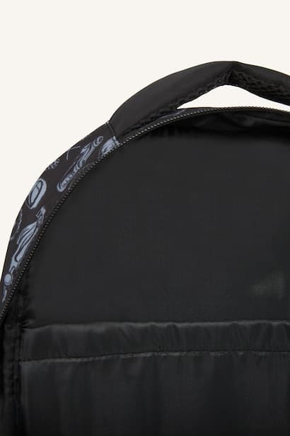 Unisex Car Print Zip-Up Backpack Bag (٤)