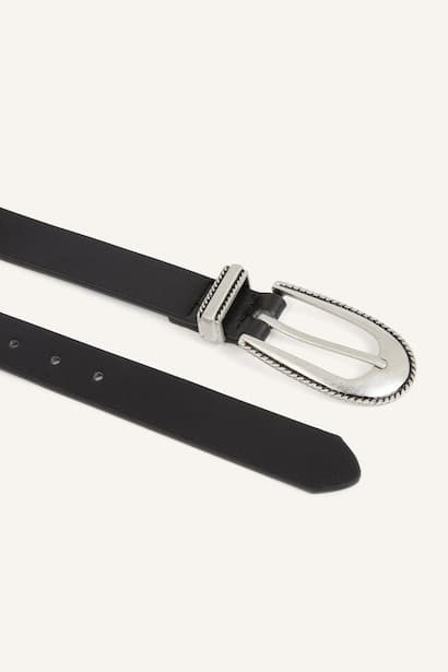 Manuka x Defacto Woman Rectangular Buckle Faux Leather Belt (4)