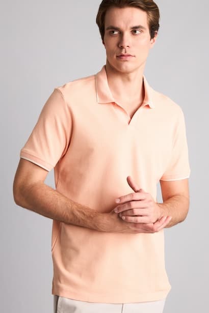 Regular Fit Short Sleeve Polo T-Shirt