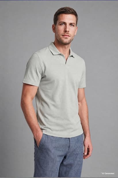 Regular Fit Short Sleeve Polo T-Shirt