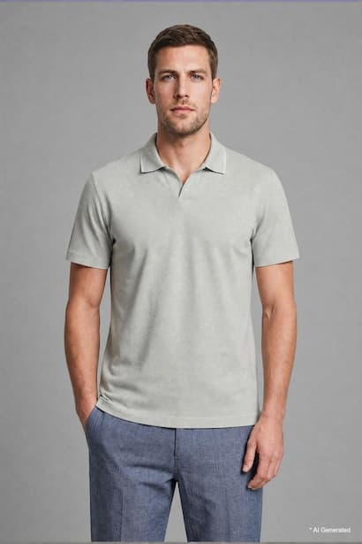 Regular Fit Short Sleeve Polo T-Shirt (3)