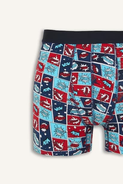 Regular Fit 3-Pack Printed Boxers Underwear (4)