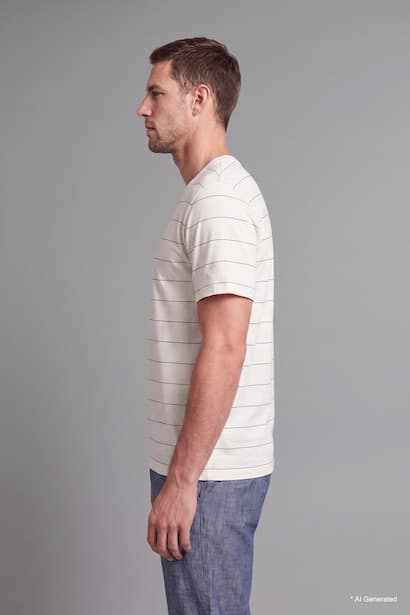 Regular Fit Short Sleeve T-Shirt (٣)