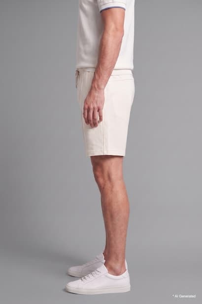 Regular Fit Regular Hem Shorts (٣)