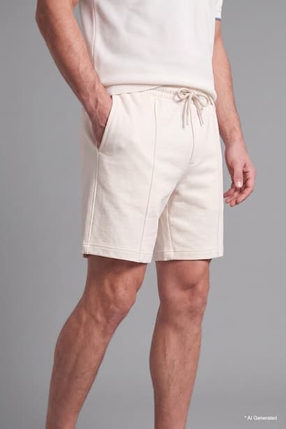 Regular Fit Regular Hem Shorts (٤)