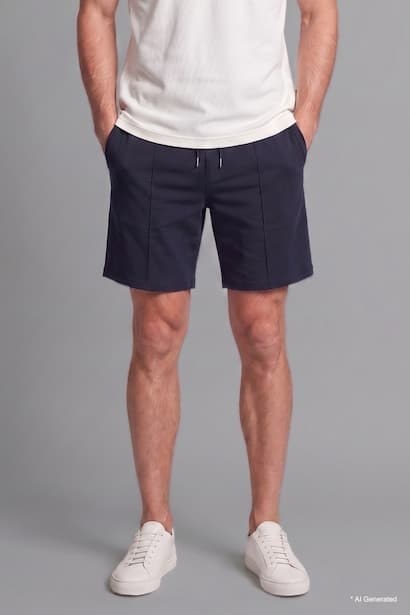 Regular Fit Regular Hem Shorts (٤)