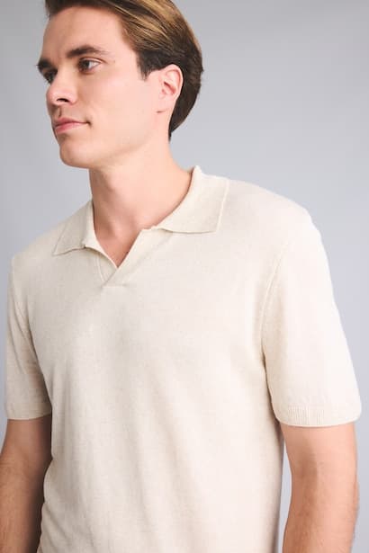 Knitwear Short Sleeve Polo T-Shirt