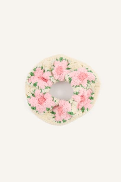 Woman Floral Braided Hair Tie Hair Accessories
