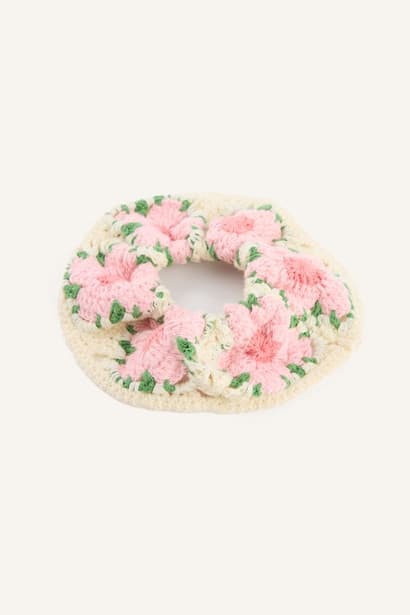 Woman Floral Braided Hair Tie Hair Accessories (٣)