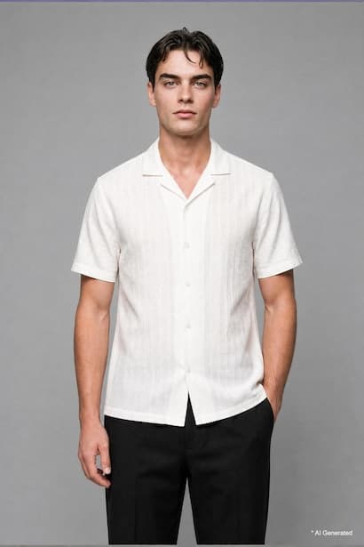 Regular Fit Striped Polo Shirt (٤)