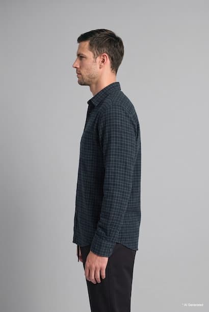 Flanel Long Sleeve Shirt (٤)