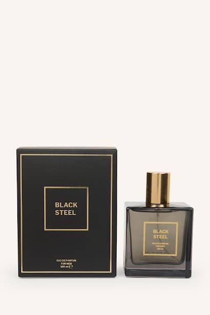 Man Black Steel Perfume (100 ml) (٣)
