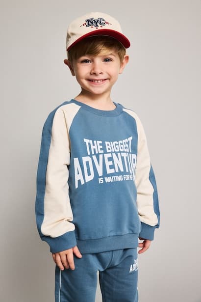 Baby Boy 100% Cotton Sweatshirt Sweatpants 2 Piece Set (3)