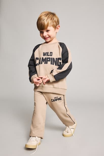 Baby Boy 100% Cotton Sweatshirt Sweatpants 2 Piece Set
