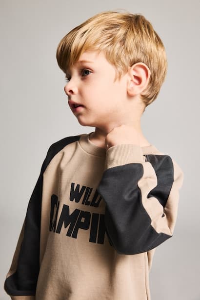 Baby Boy 100% Cotton Sweatshirt Sweatpants 2 Piece Set (٤)