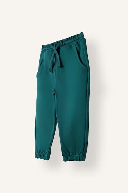 Baby Boy 100% Cotton Oversize Basic Sweatpants Trousers (٣)