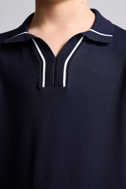 Boy Regular Fit Knit Pullover Stripe Detail Pullover (4)