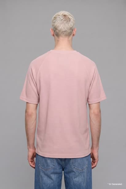 Boxy Fit Crew Neck Short Sleeve T-Shirt (٤)