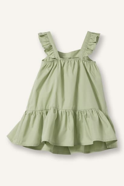 Sleeveless Woven Dress (٣)