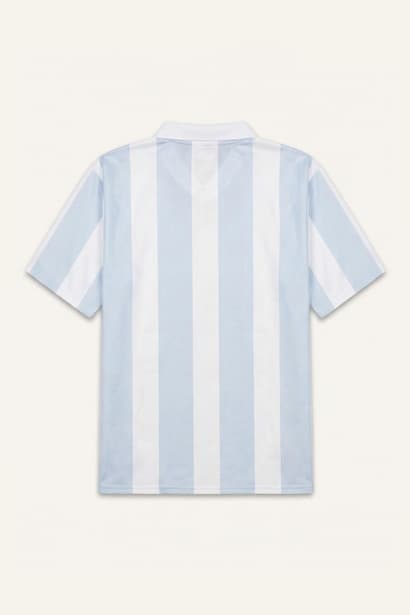 Boxy Fit Polo Collar Printed Tulle Short Sleeve T-Shirt (٤)