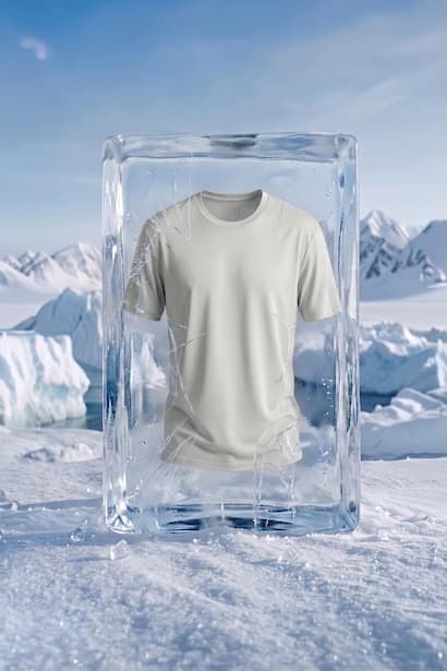 Regular Fit Crew Neck Piqué Mint Green Basic T-Shirt