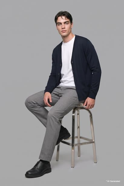 Standard Fit Button-Up Cardigan (4)