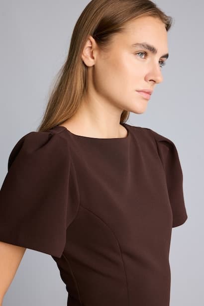 Short Sleeve Crew Neck Mini Dress (4)