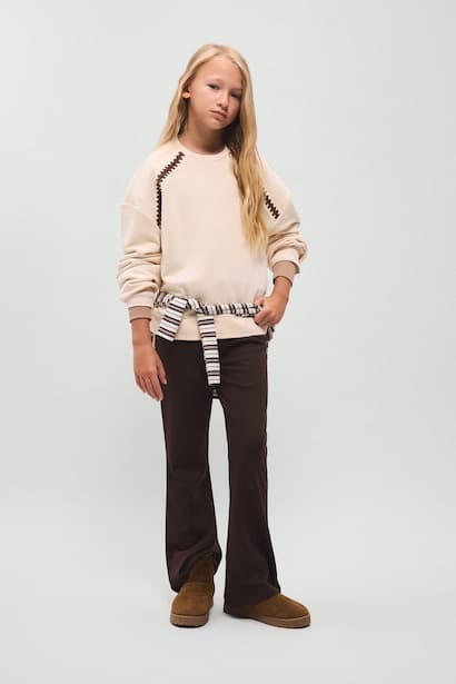 Girl Sweatshirt Trousers 2 Piece Set