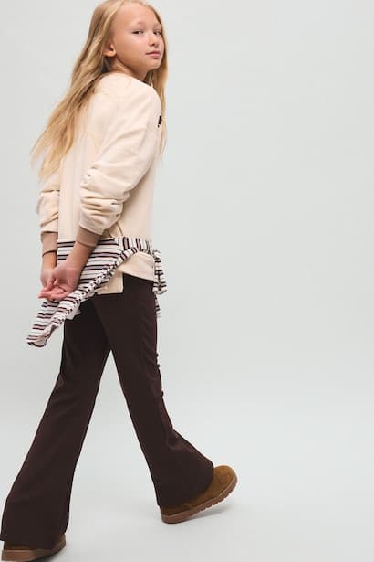 Girl Sweatshirt Trousers 2 Piece Set (٤)