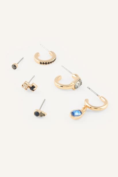 Woman 6 Piece Earring Set Jewellery (3)