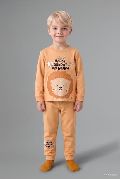 Baby Boy 100% Cotton 2 Piece Pyjama Set Homewear
