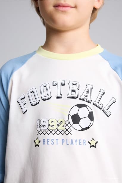 Boy 100% Cotton Regular Fit 2 Piece Pyjama Set Homewear (٤)