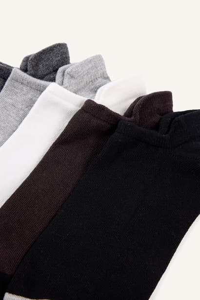 Man 5-Pack Cotton Sneaker Socks (4)