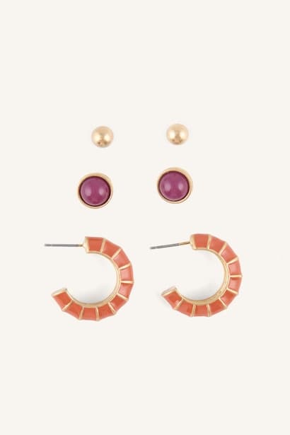 Woman Multicolored Ball Jewellery