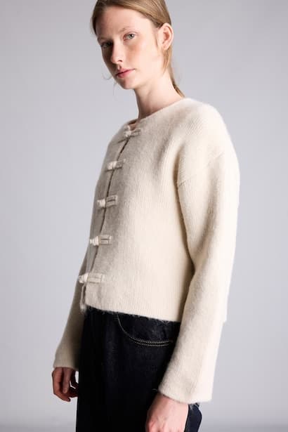 Regular Fit Basic Cardigan (٣)