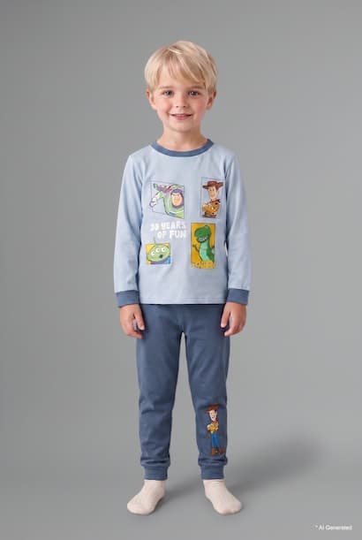 Baby Boy Toy Story Print Top Bottom 2 Piece Pyjama Set Homewear