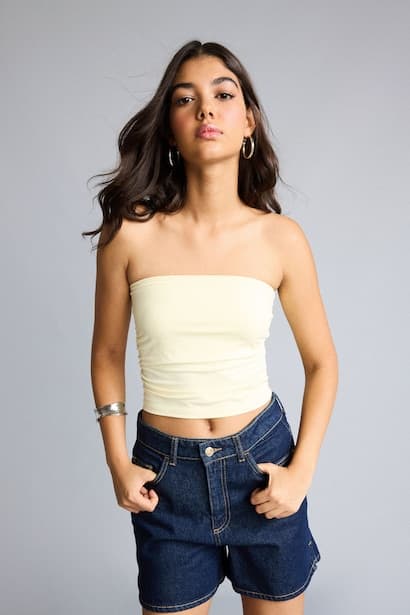 Slim Fit Strapless Tank Top (3)