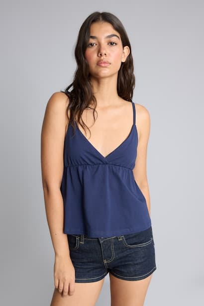 Slim Fit Tank Top Tank Top & Crop Top (٣)