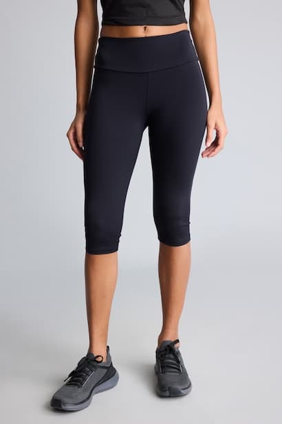 High-Waisted Below-the-Knee Sports Leggings Sportswear (٤)